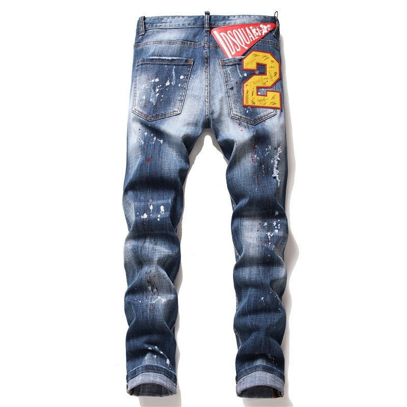 NEW-D2 badge signature Jeans