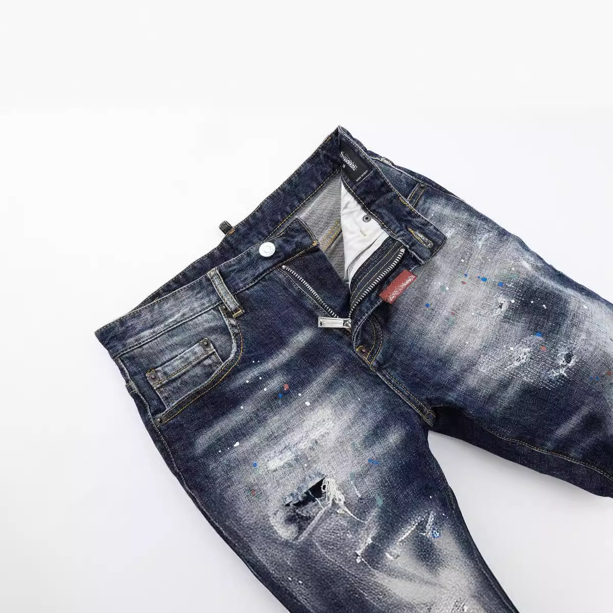 NEW-D2 ripped skinny jeans