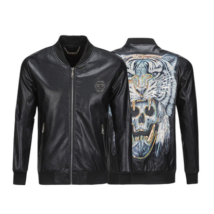 New-PP 6971 Padded leather jacket