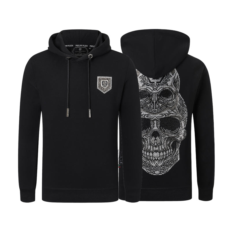 New-PP skull Diamonds Hoodie