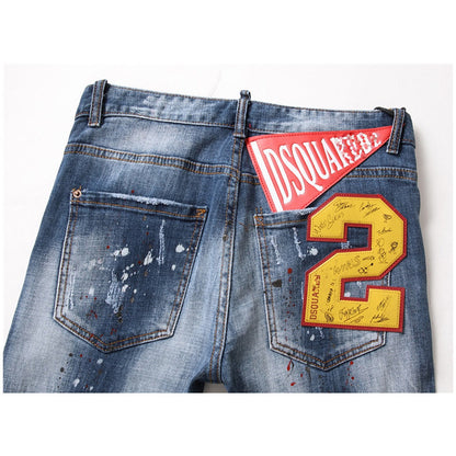 NEW-D2 badge signature Jeans