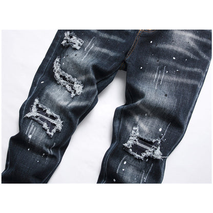 NEW-D2 embroidery Jeans