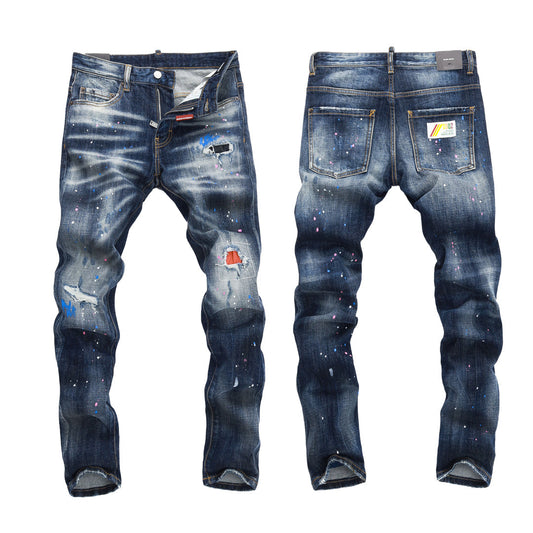 NEW-D2 Personalized inkjet jeans