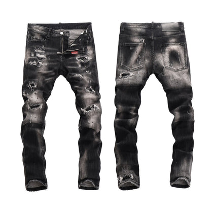 NEW-D2 holes Jeans