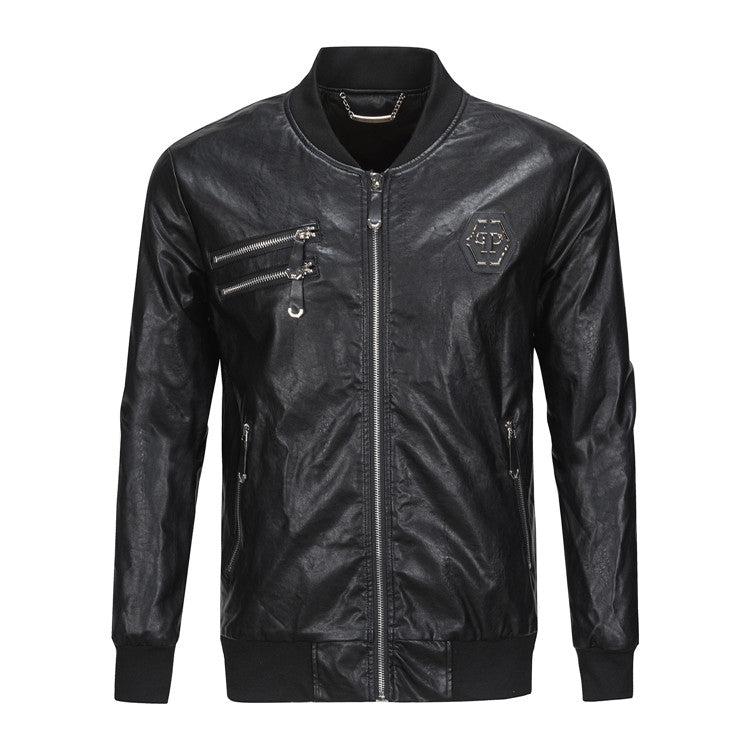 New-PP 6970 Padded leather jacket