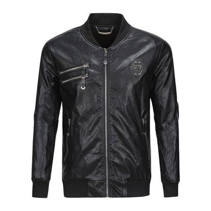 New-PP 6970 Padded leather jacket