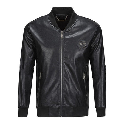 New-PP 6971 Padded leather jacket