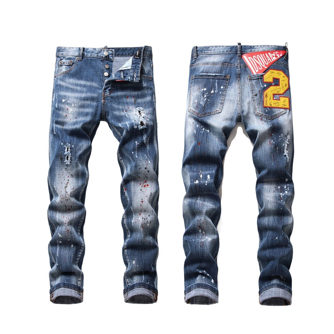 NEW-D2 badge signature Jeans