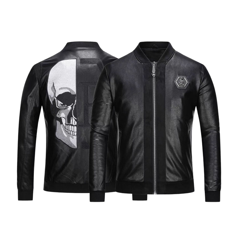 New-PP 8636 leather jacket