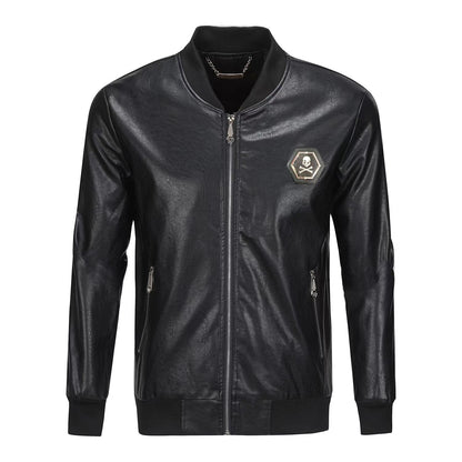 New-PP 6972 Padded leather jacket