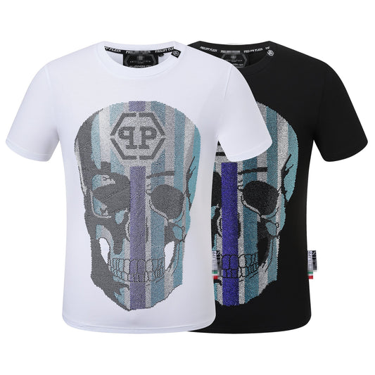 New-PP 2112 skull diamond T-shirt