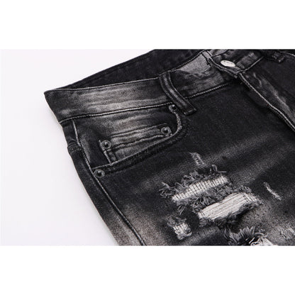 NEW-D2 holes Jeans