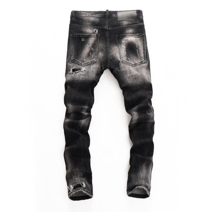 NEW-D2 holes Jeans