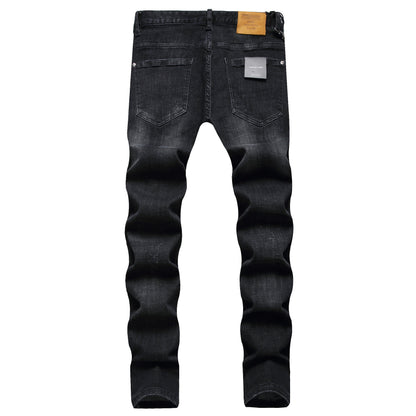 NEW-D2 Foot zipper Jeans