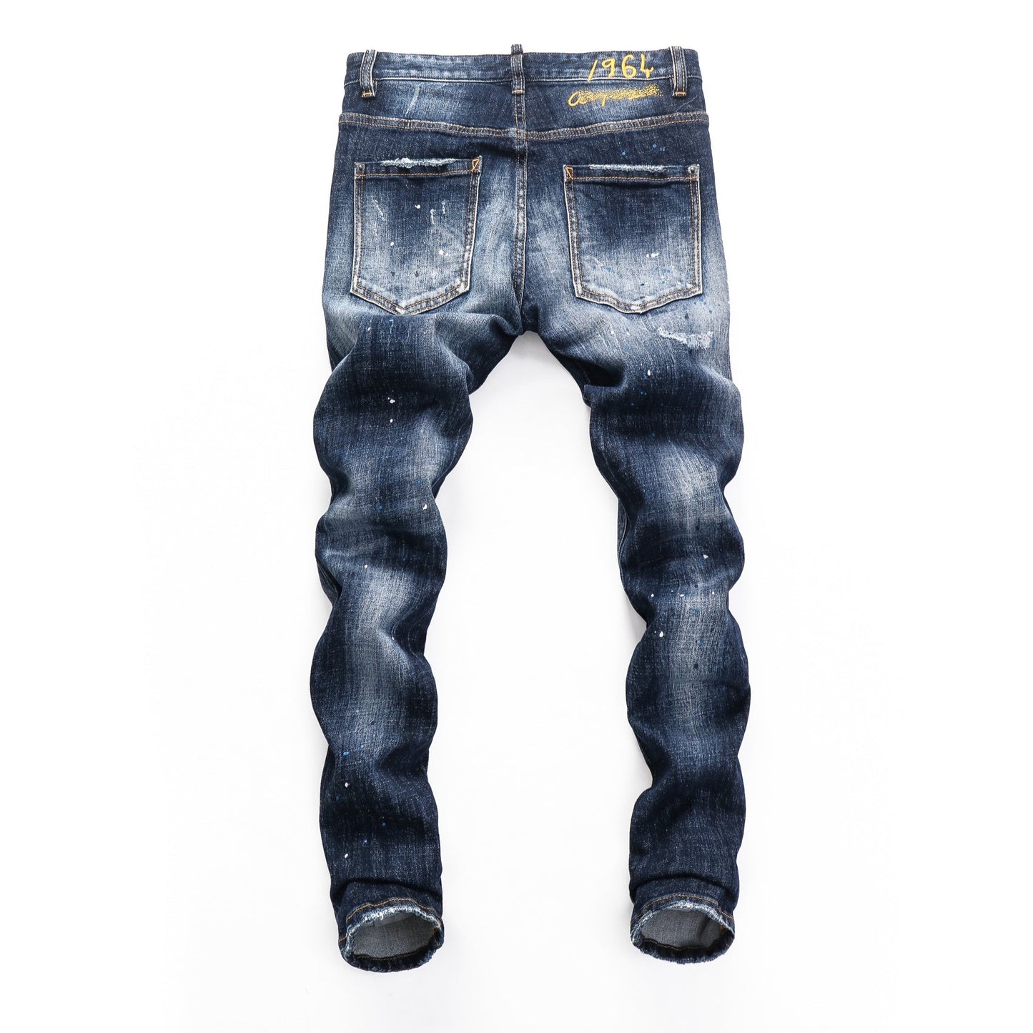 NEW-D2 embroidered jeans