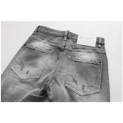 NEW-D2 Washed furious gray Jeans