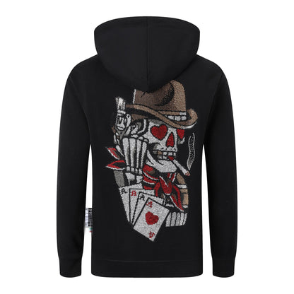 New-PP Skull Hoodie