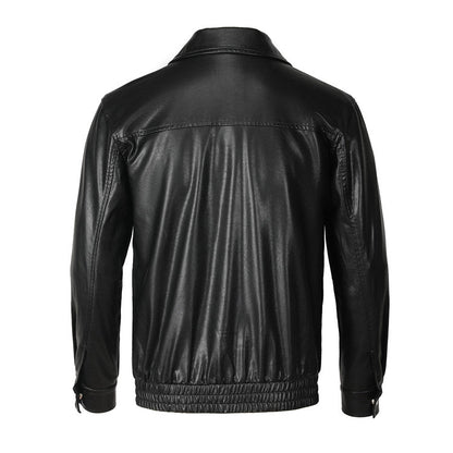 New-PP 6968 Padded leather jacket