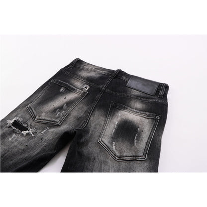 NEW-D2 holes Jeans