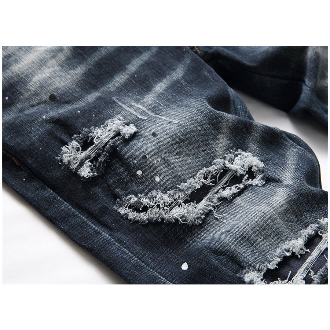 NEW-D2 embroidery Jeans