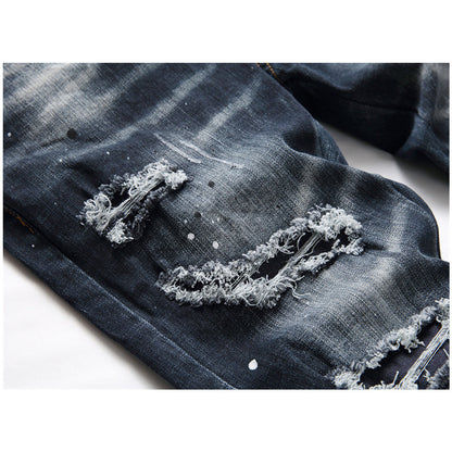 NEW-D2 embroidery Jeans