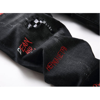 NEW-D2 diamond embroidery Jeans