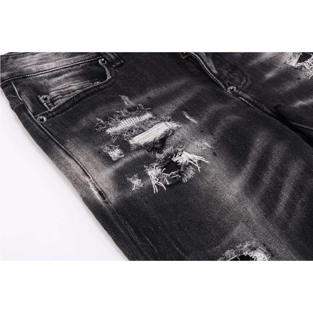 NEW-D2 holes Jeans