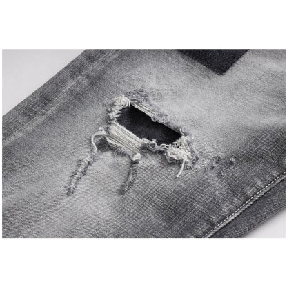 NEW-D2 Washed furious gray Jeans