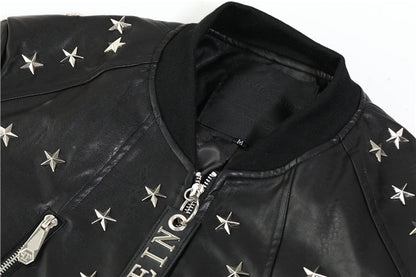 New-PP 6955 leather jacket