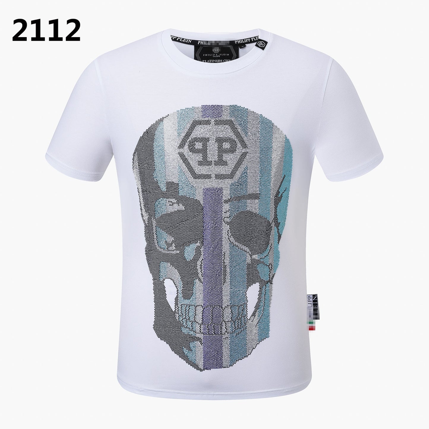 New-PP 2112 skull diamond T-shirt