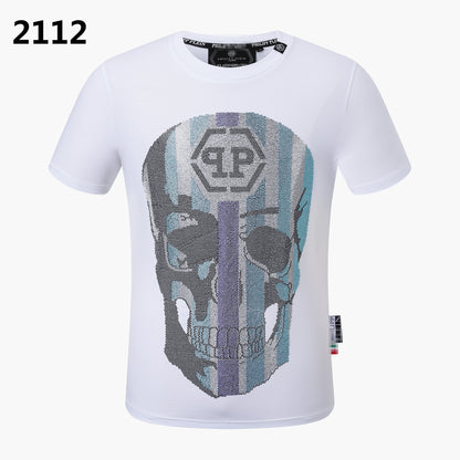 New-PP 2112 skull diamond T-shirt