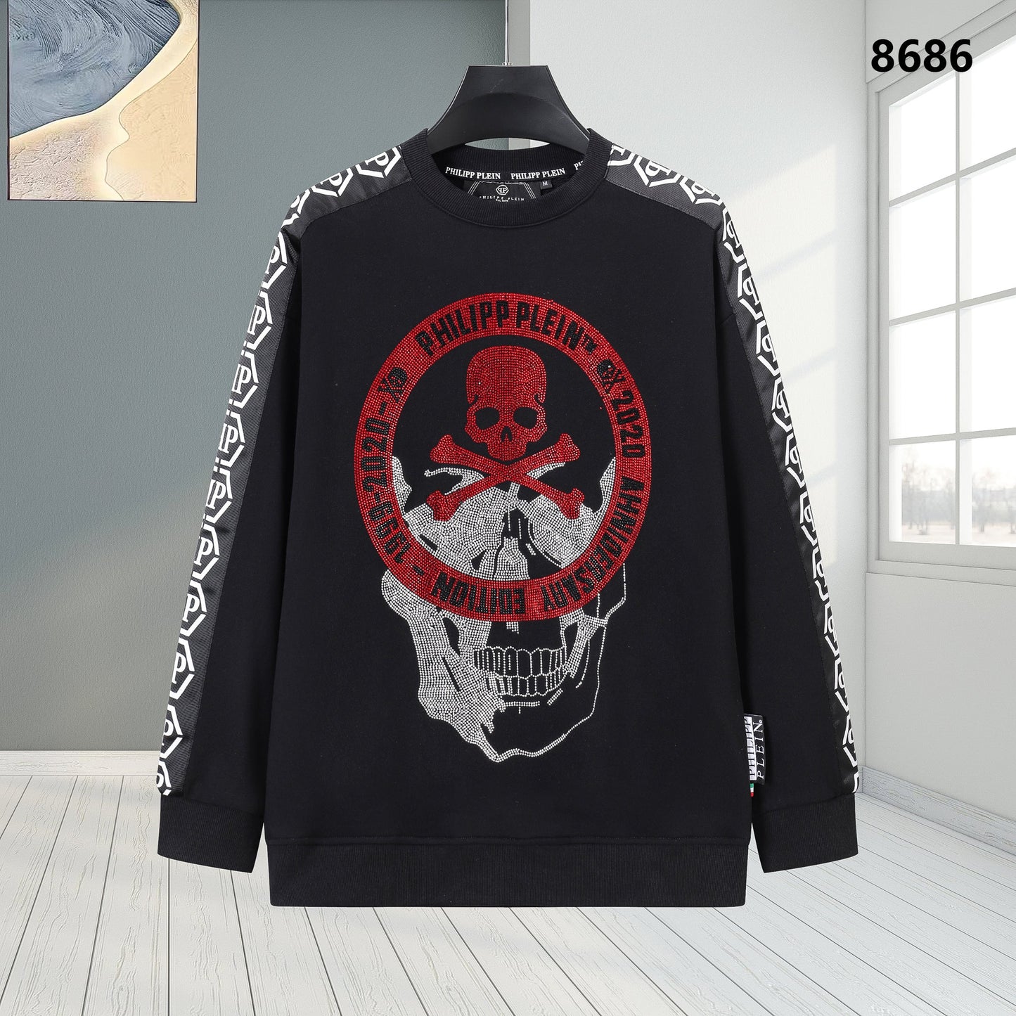 New-PP skull Sweatshirt