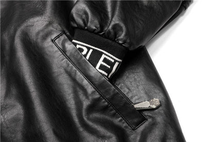 New-PP 6969 Padded leather jacket