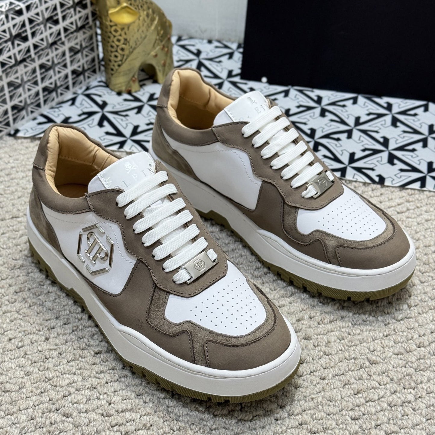 New-PP Casual leather shoes