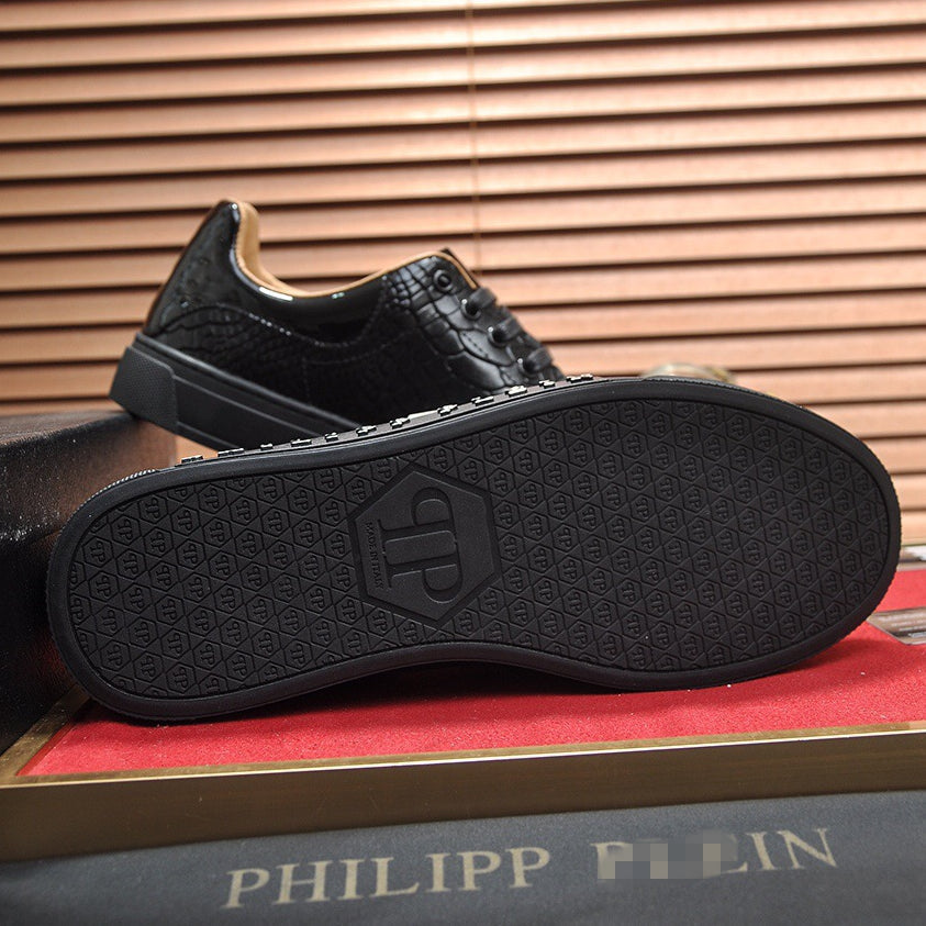 New-PP Leather casual shoes