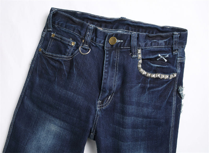 New-PP embroidered jeans