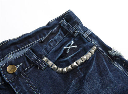 New-PP embroidered jeans