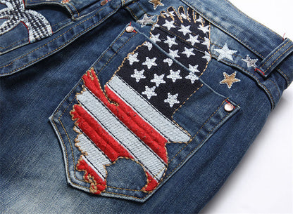 New-PP Flag Jeans