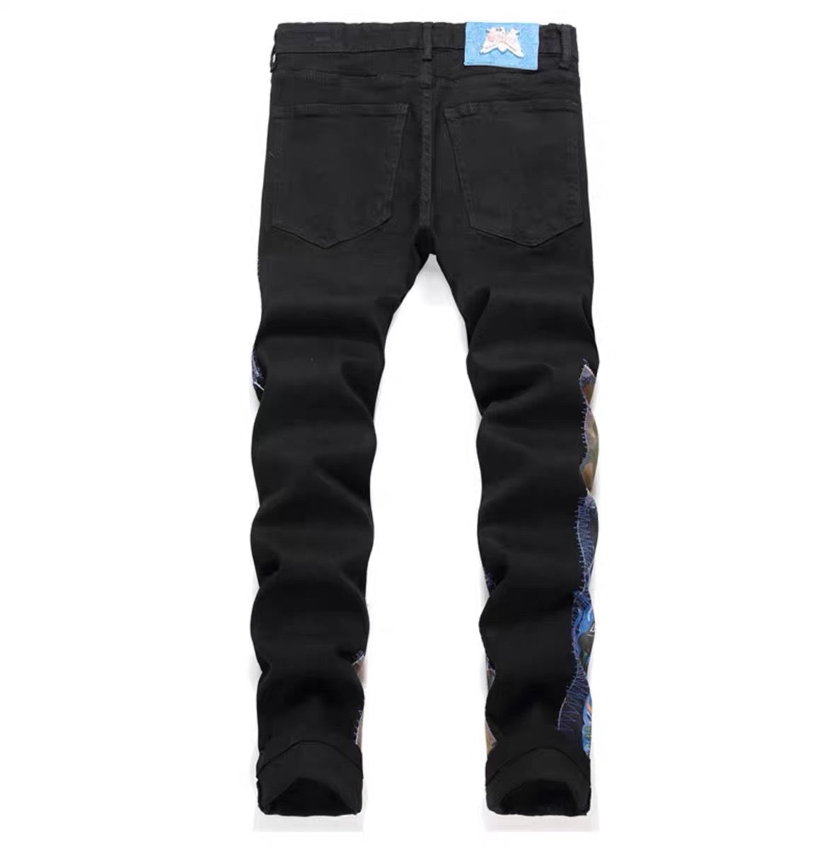 New-PP Patch jeans