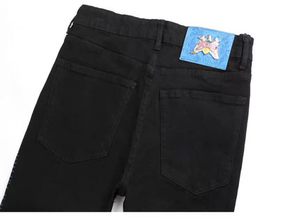 New-PP Patch jeans