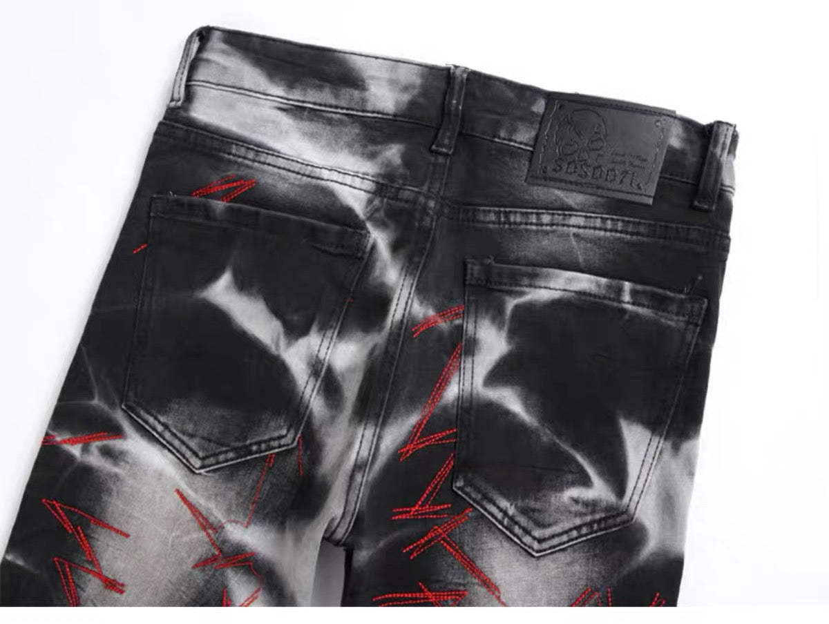 New-PP Red Line Jeans