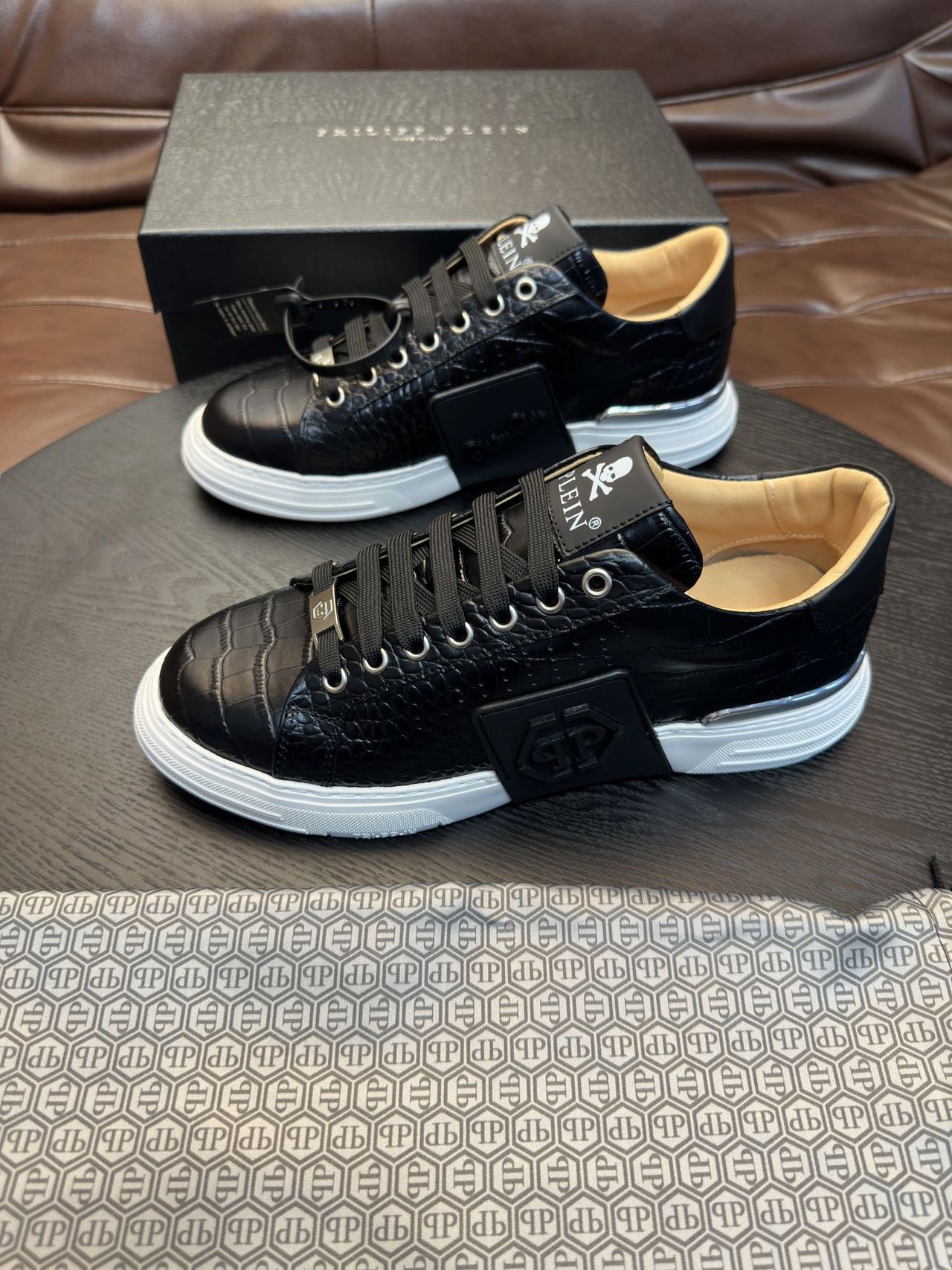 New-PP Leather casual shoes