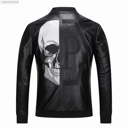 New-PP 8636 leather jacket